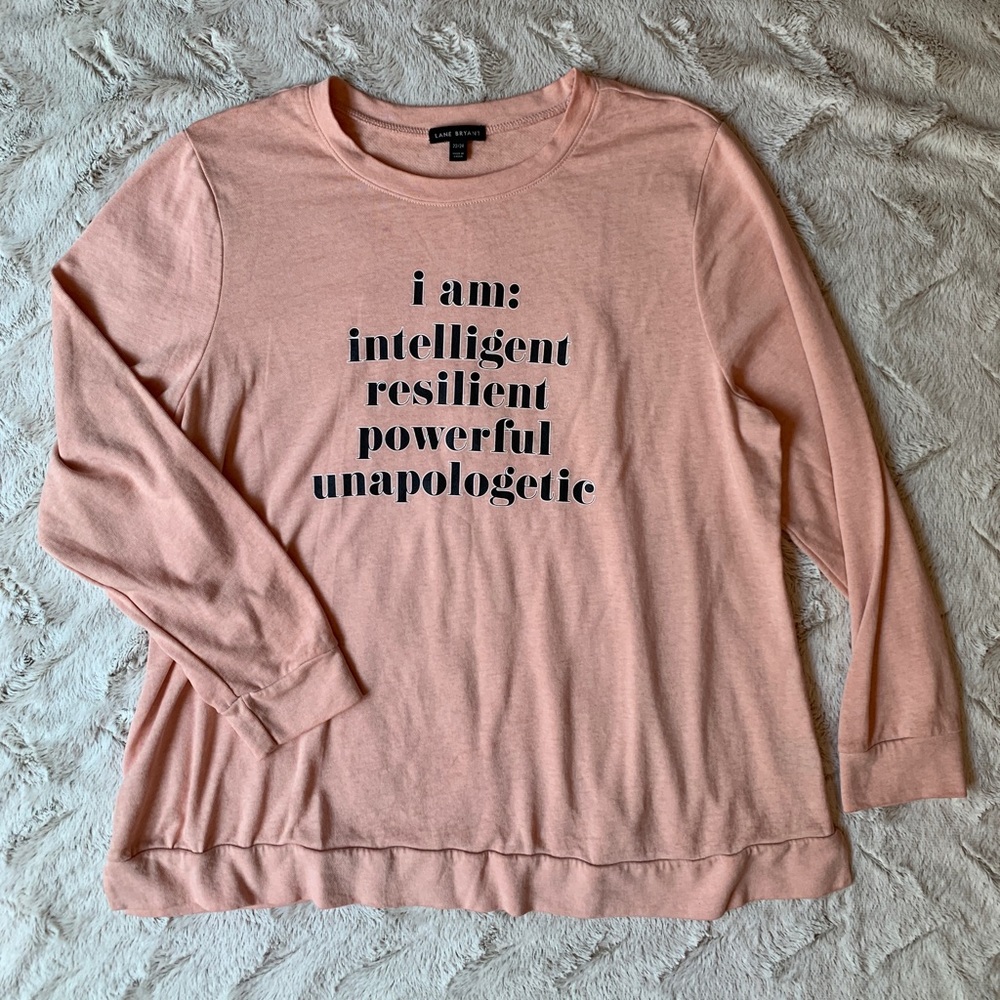 Lane Bryant - Light Pink Crewneck